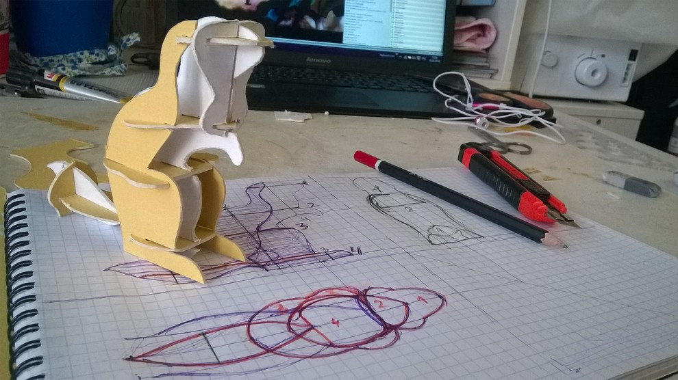 Эскизы маркерами к интерьерам