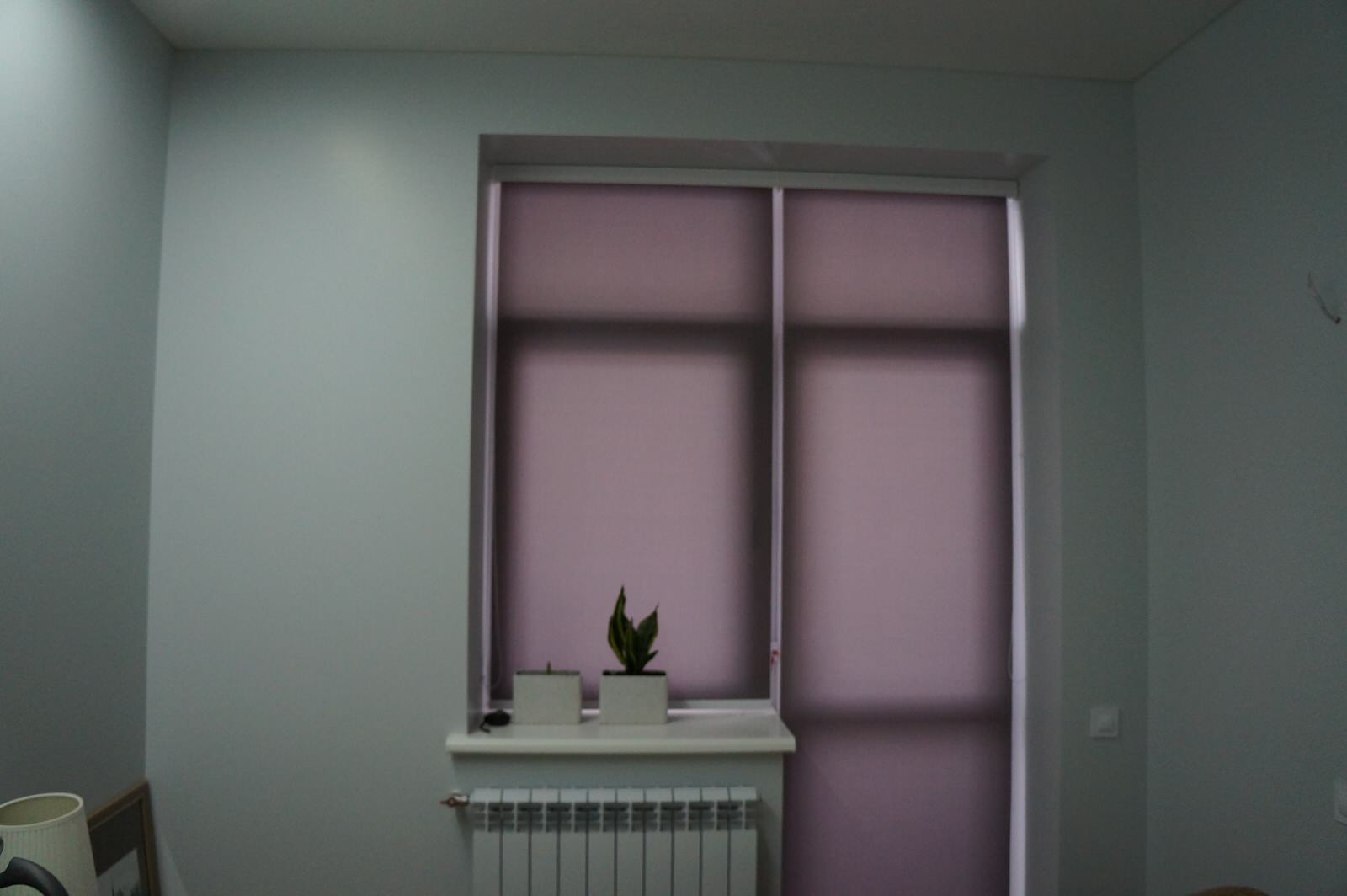 Рулонные шторы в спальню