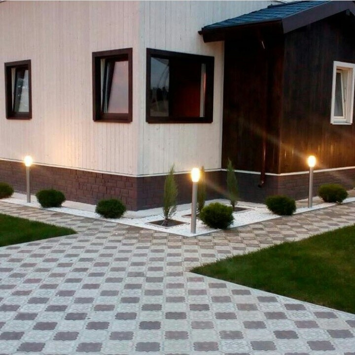 Благоустройство входной зоны участка в КП