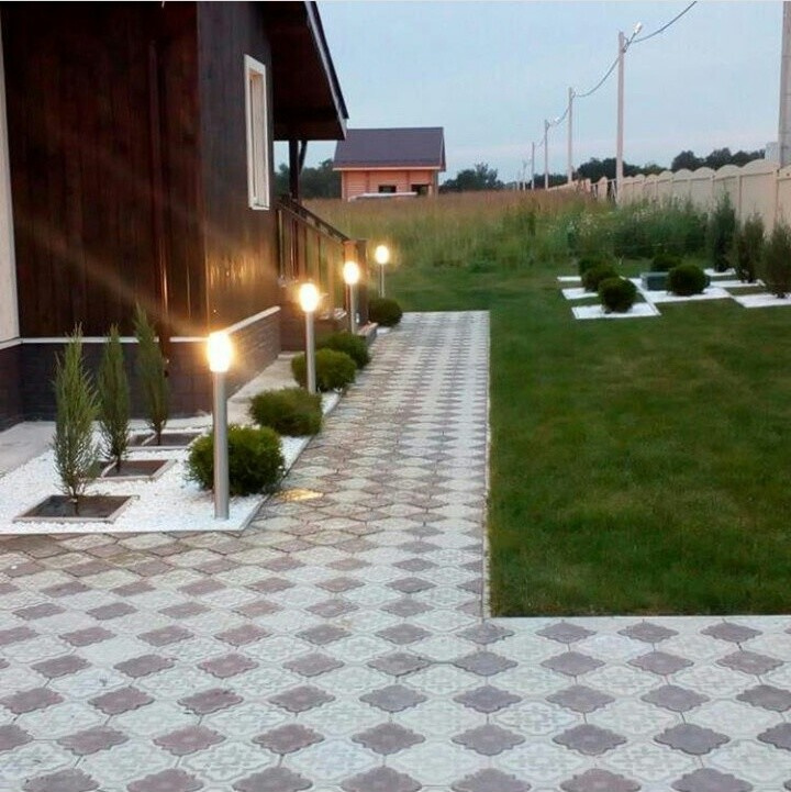 Благоустройство входной зоны участка в КП