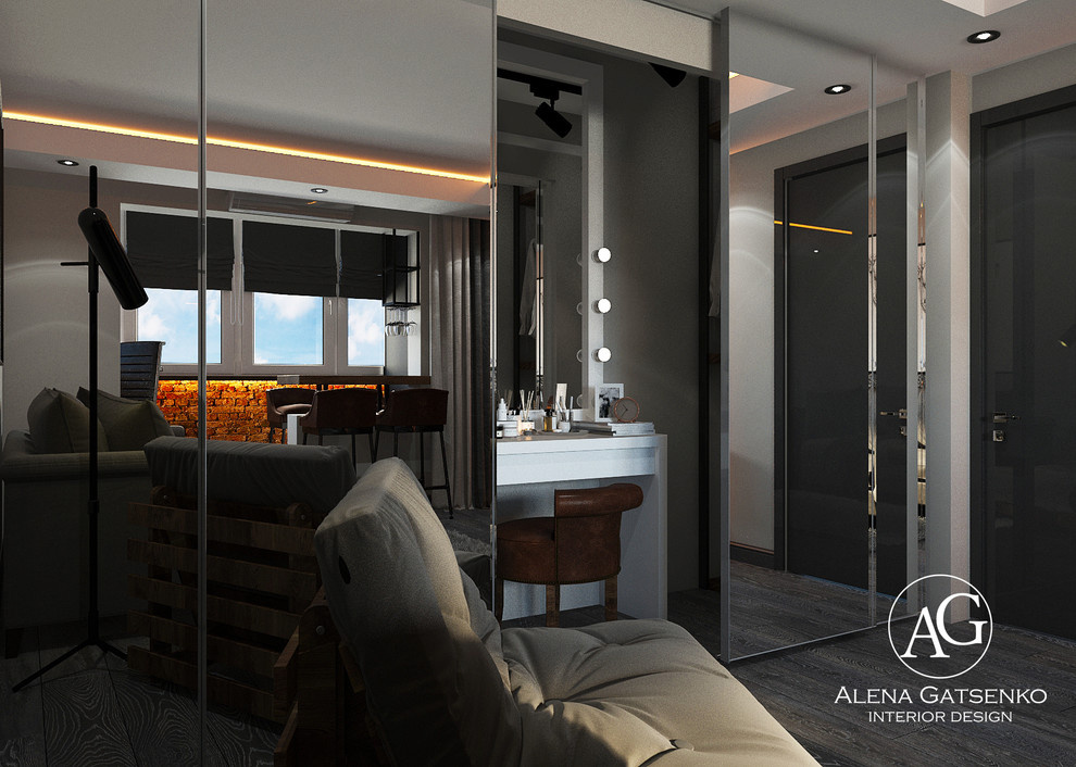 Обложка проекта: Дизайн однокомнатной квартиры