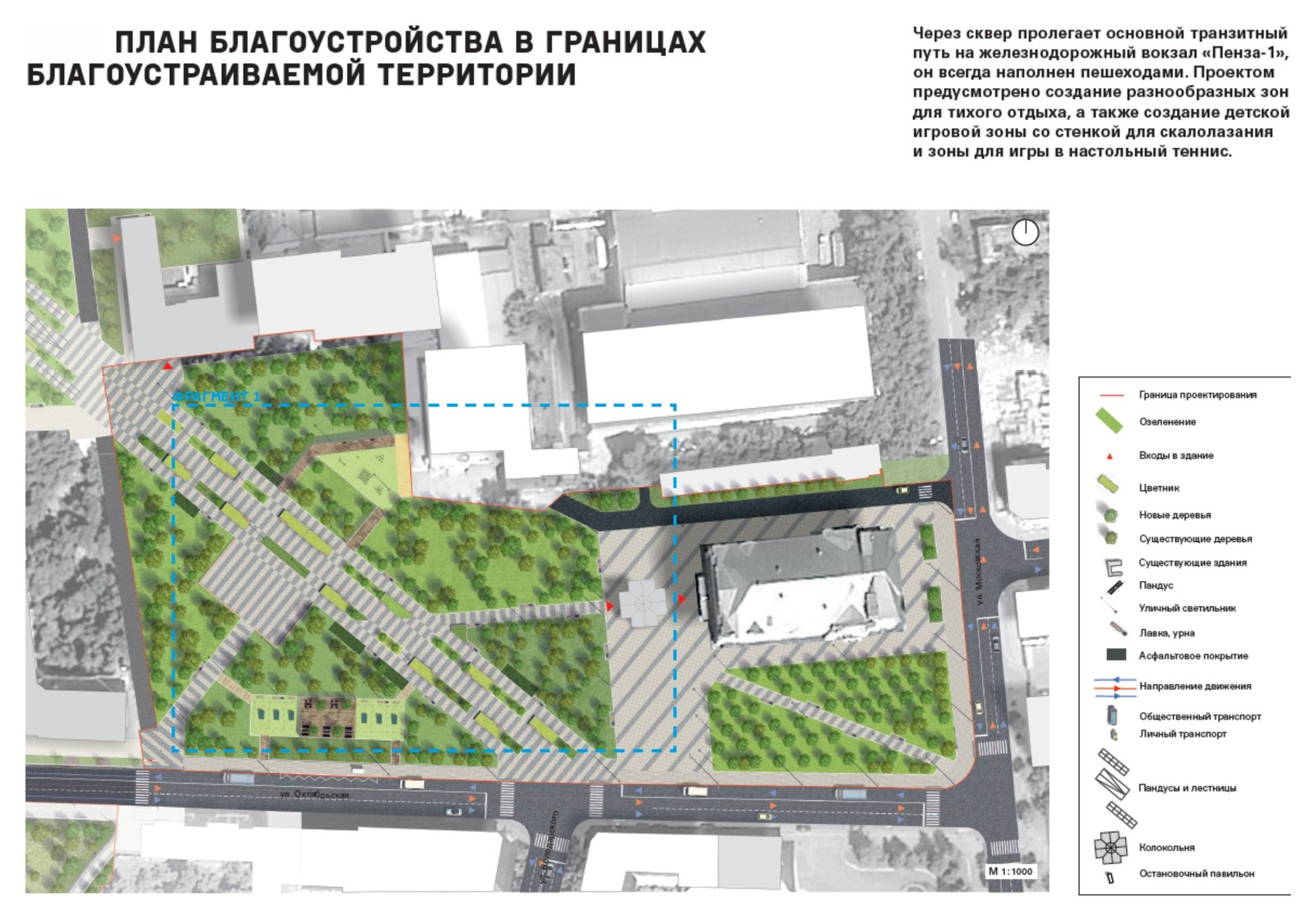 Проект благоустройства территории