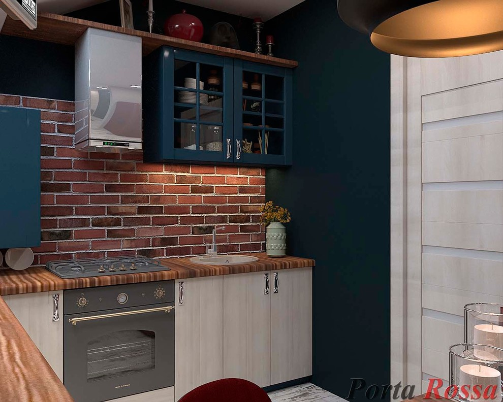 Kitchen design in Loft style