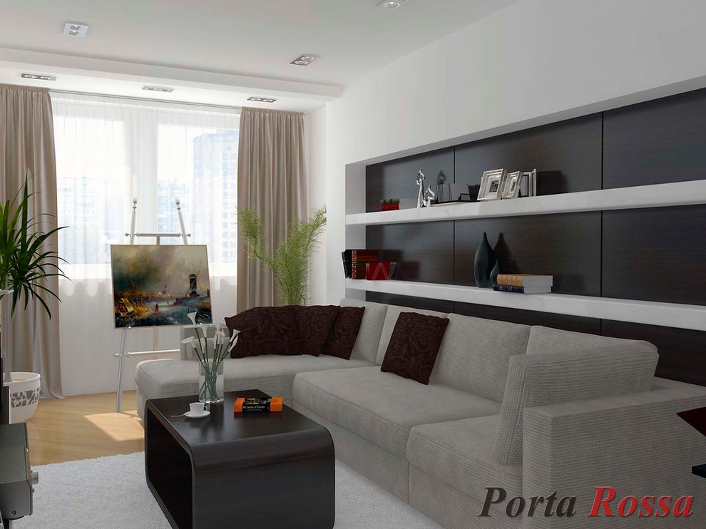Living-room design in Minimalist style