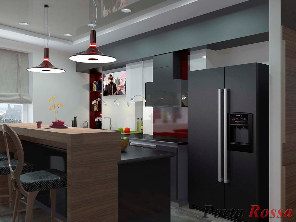 Kitchen design in Minimalist style