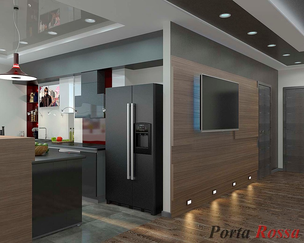 Kitchen design in Minimalist style