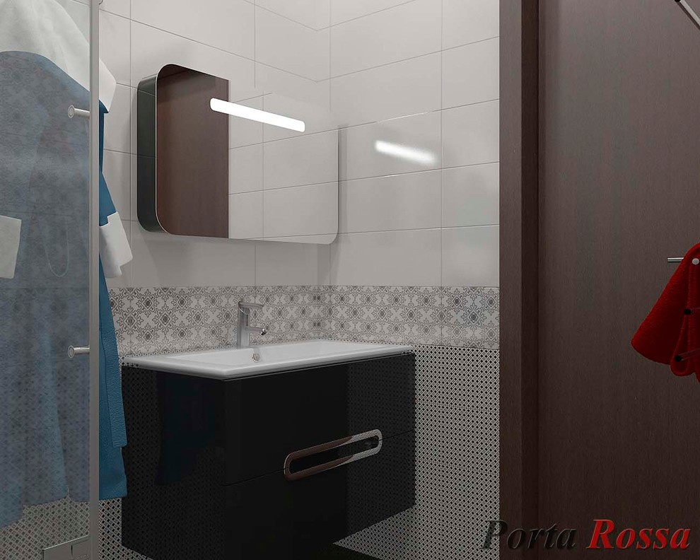 Bathroom design in Minimalist style