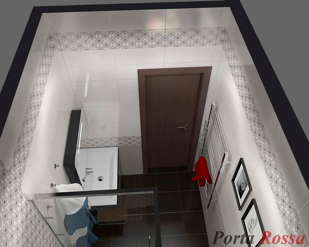 Bathroom design in Minimalist style