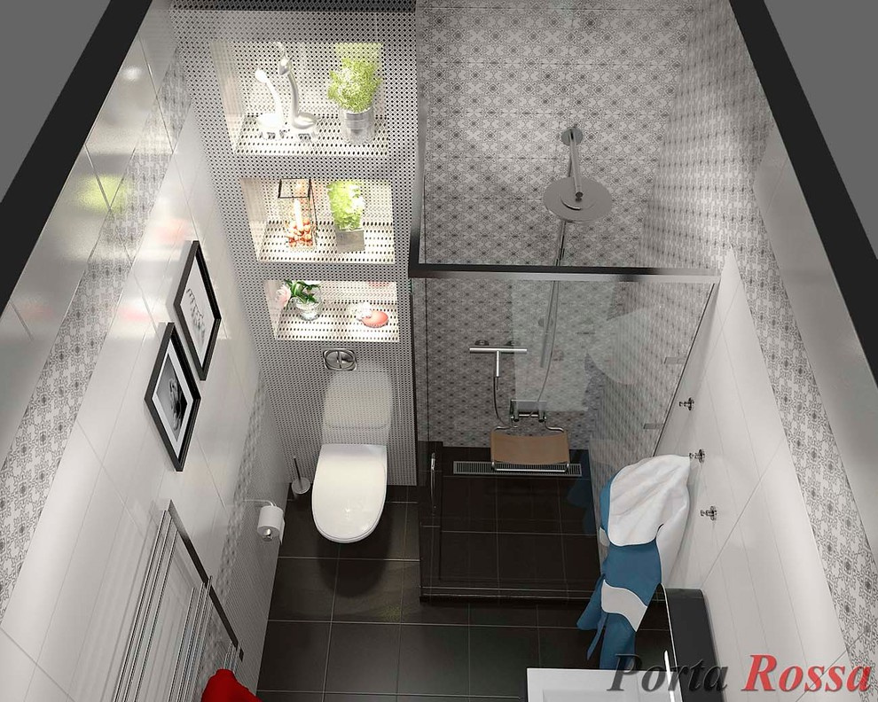 Bathroom design in Minimalist style