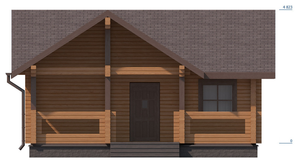 Баня из профилированного бруса "Икша"