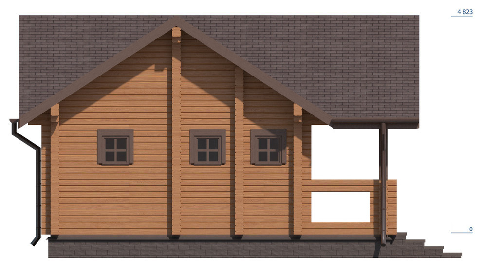 Баня из профилированного бруса "Икша"