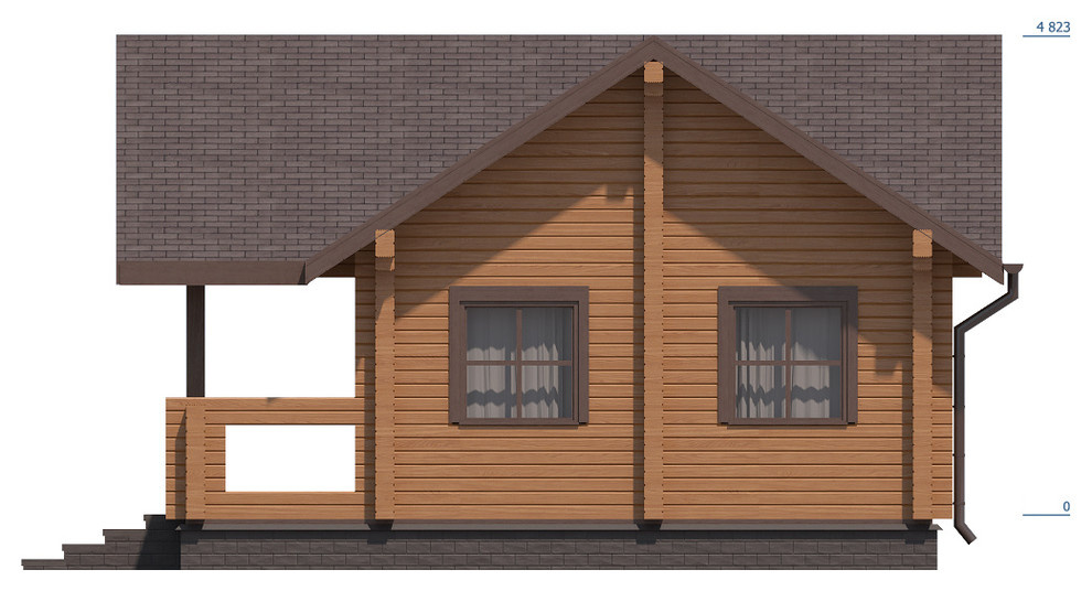 Баня из профилированного бруса "Икша"