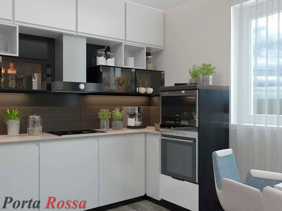 Kitchen design in Constructivism style