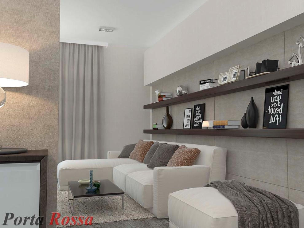 Living-room design in Constructivism style
