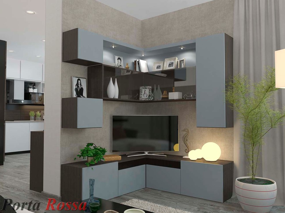 Living-room design in Constructivism style