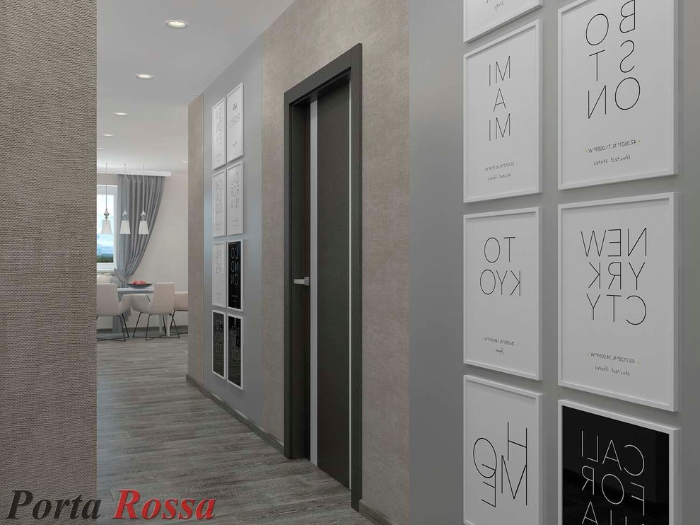 Corridor design in Constructivism style