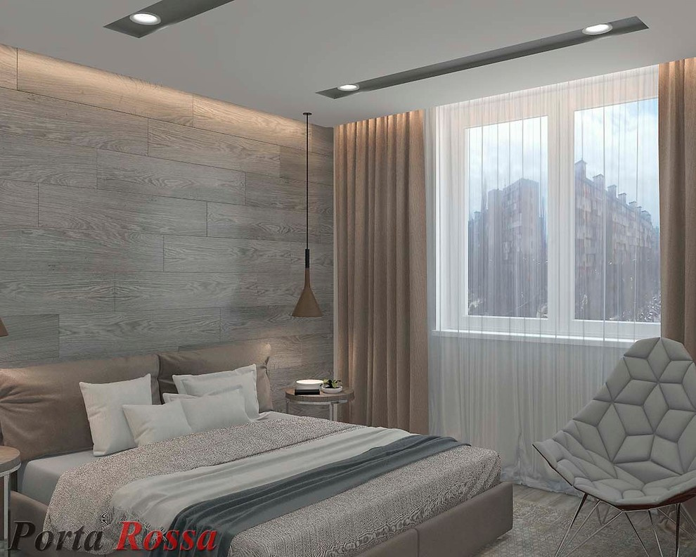 Bedroom design in Constructivism style