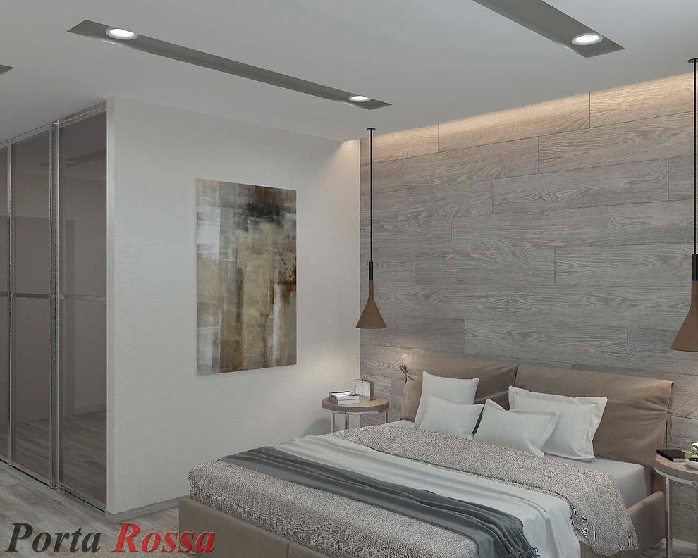 Bedroom design in Constructivism style