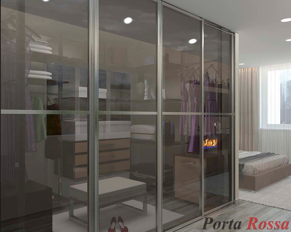 Bedroom design in Constructivism style