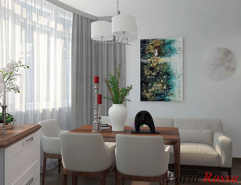 Kitchen studio design in Contemporary style