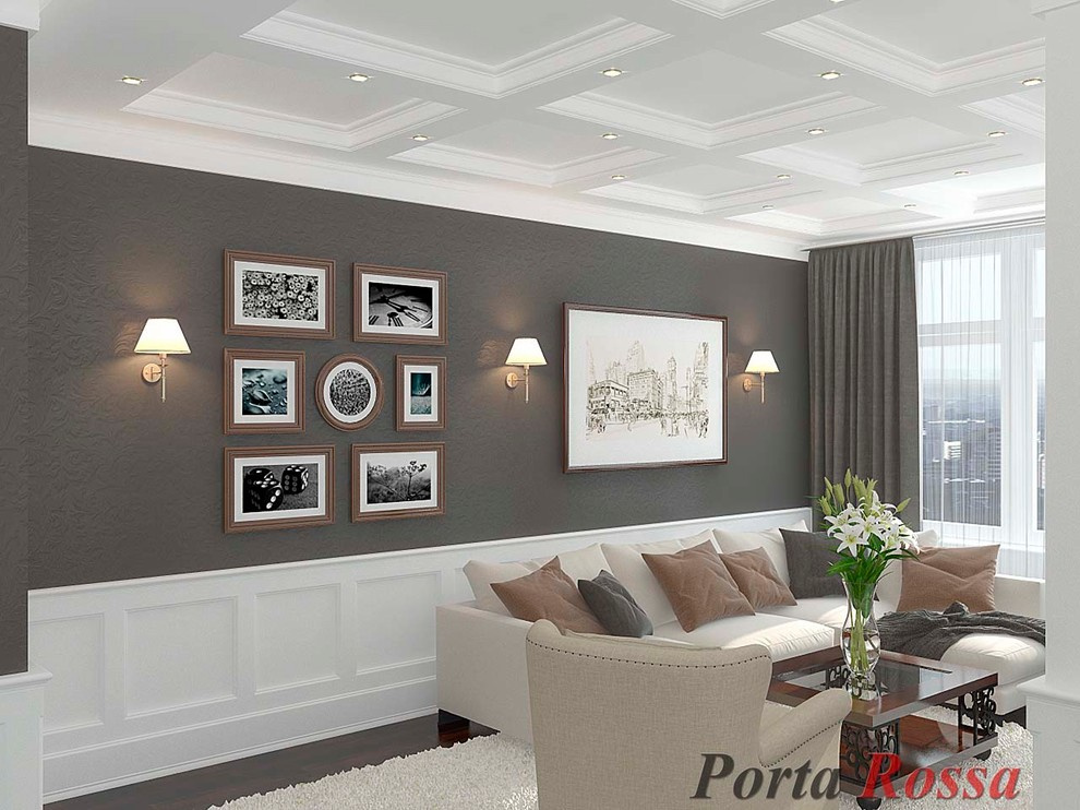 Living-room design in Classical style