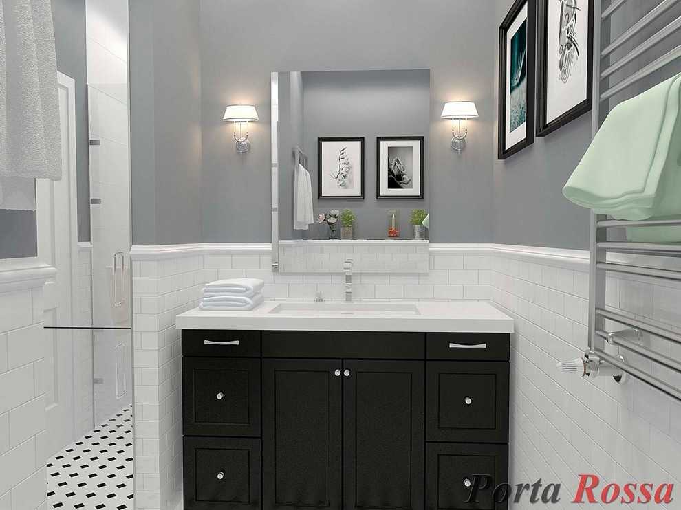 Bathroom design in Classical style