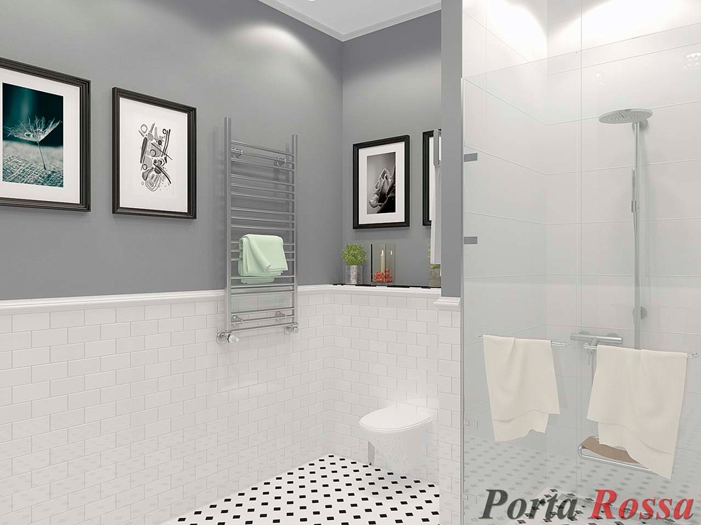 Bathroom design in Classical style