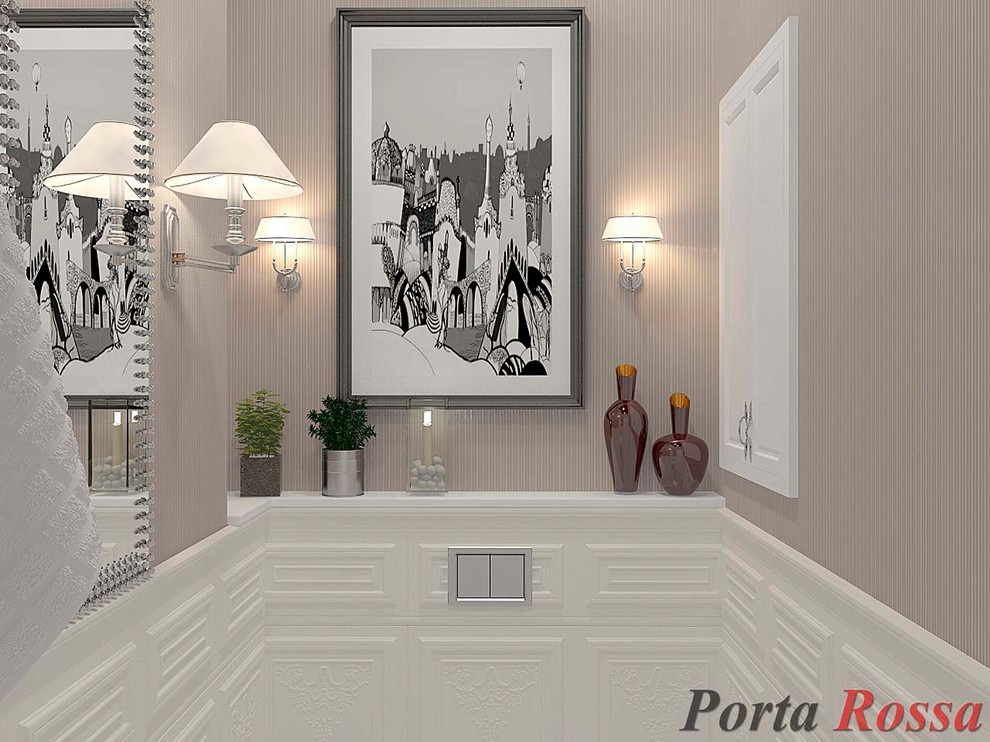 Bathroom design in Classical style