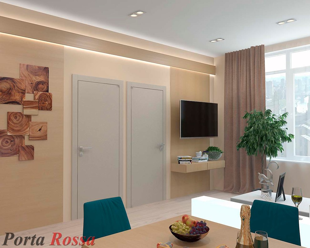 Kitchen studio design in Contemporary style