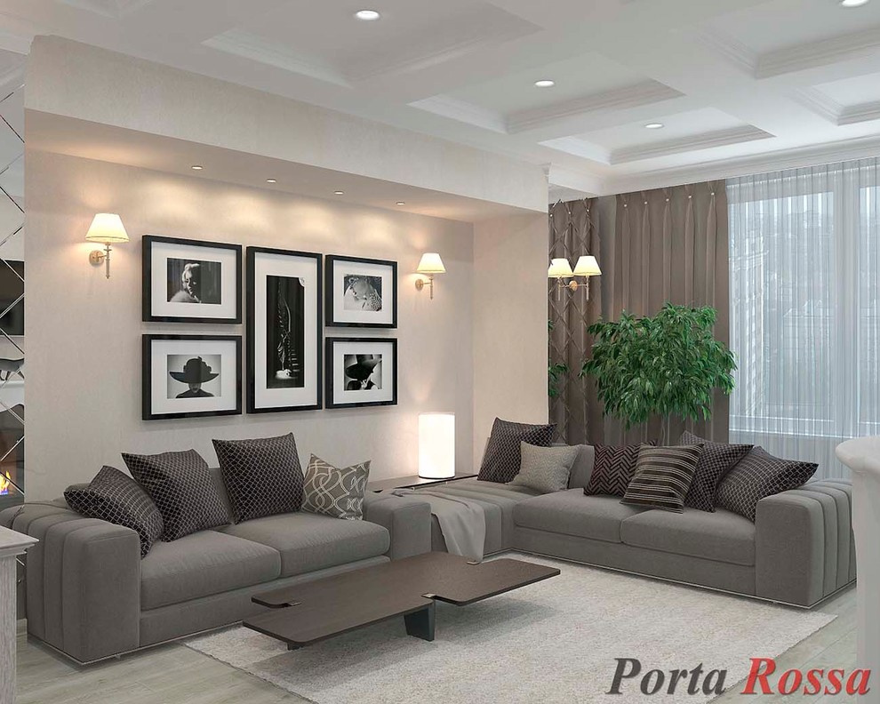 Living-room design in Classical style