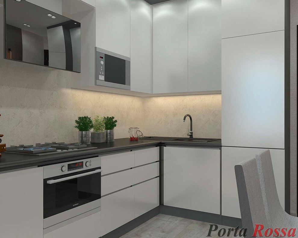 Kitchen design in Loft style