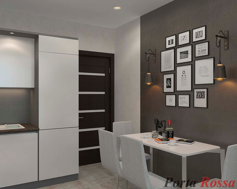 Kitchen design in Loft style