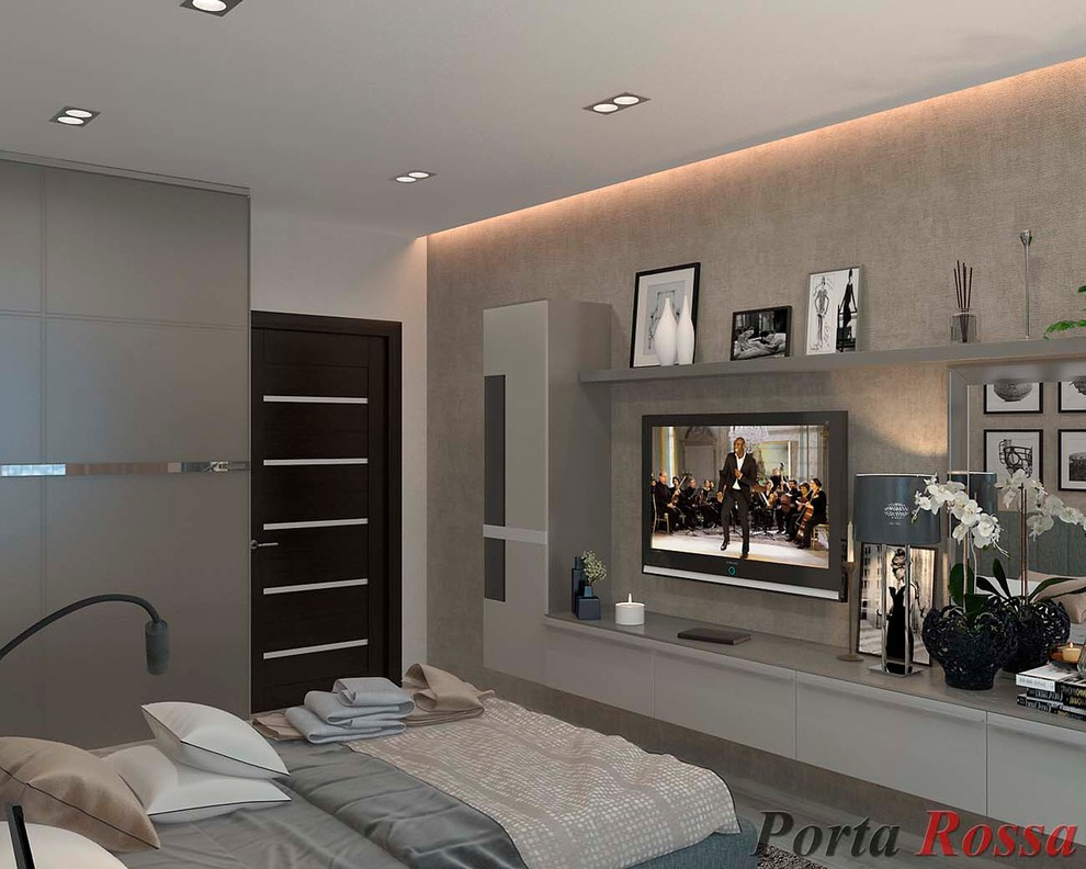 Bedroom design in Loft style
