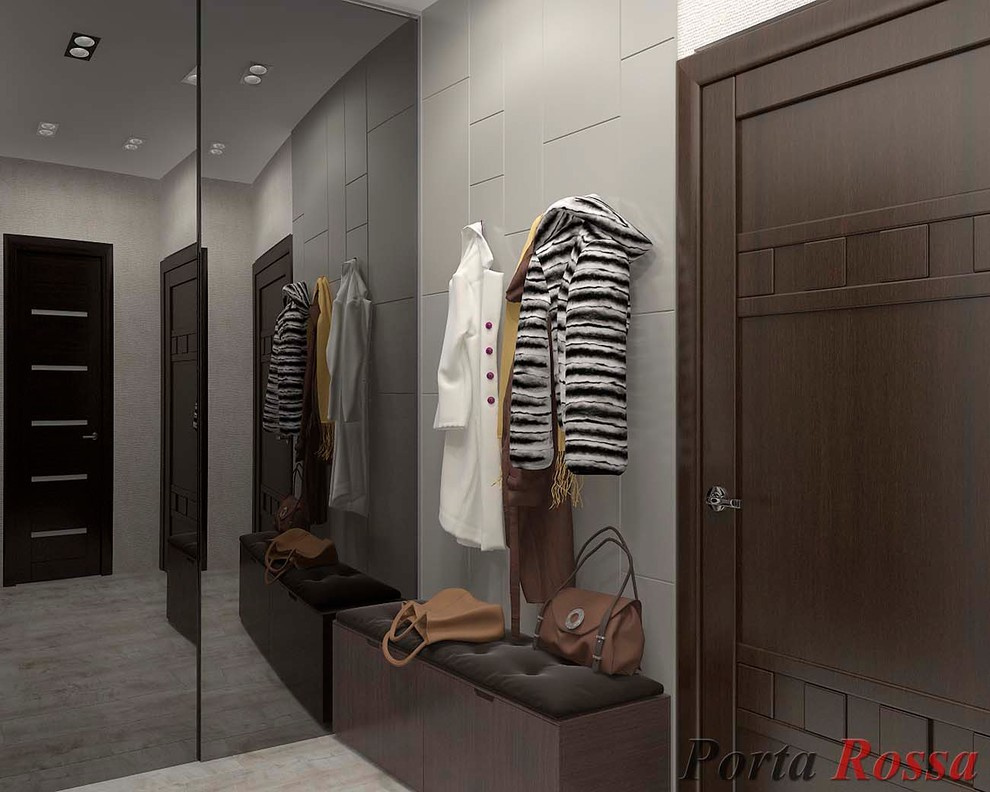 Corridor design in Loft style
