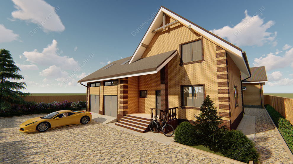 Архитектурный проект дома 11х15