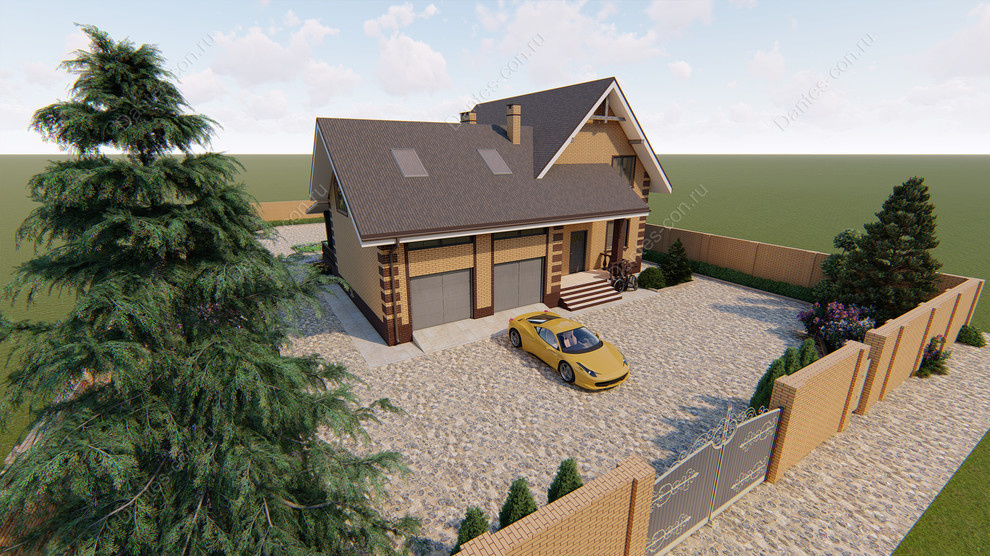 Архитектурный проект дома 11х15