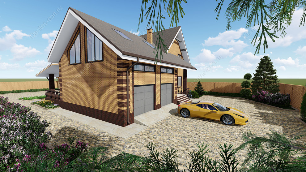 Архитектурный проект дома 11х15