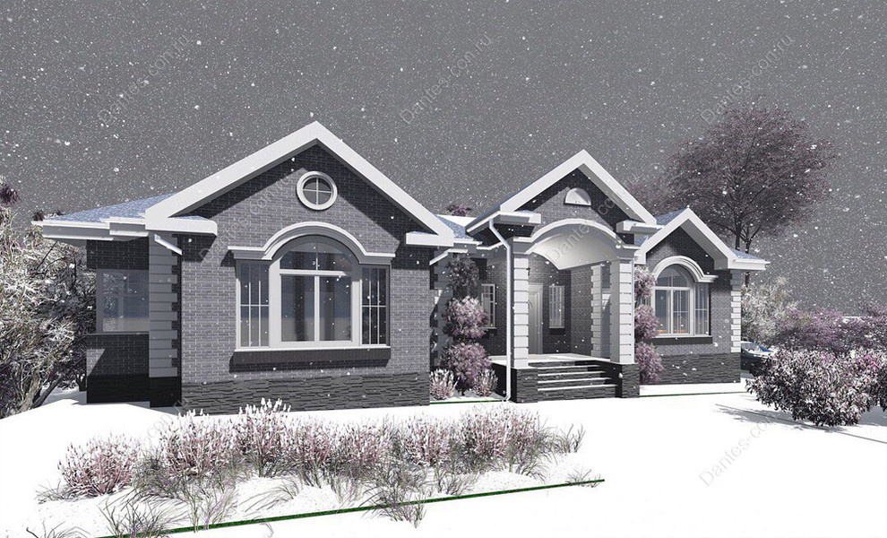 Архитектурный проект дома 9Х14