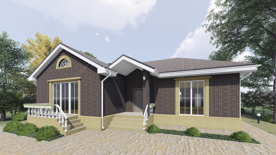 Обложка проекта: Архитектурный проект дома 12х15