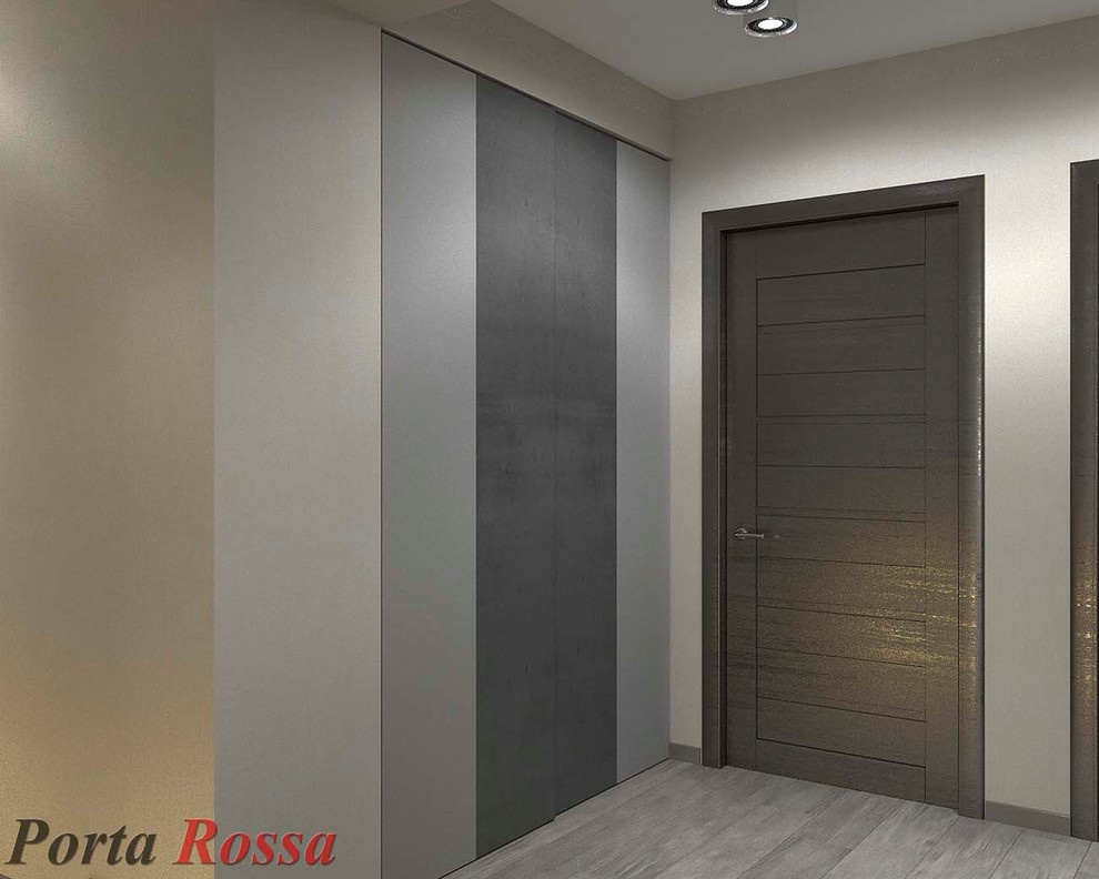 Corridor design in Loft style