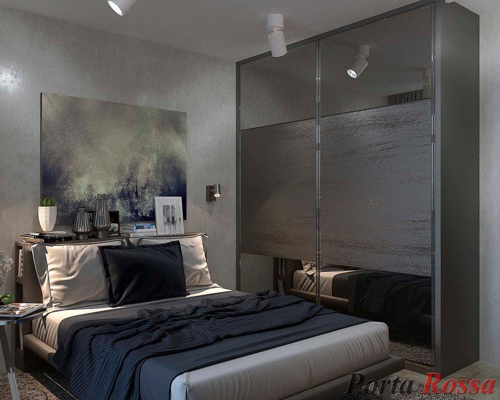 Bedroom design in Loft style