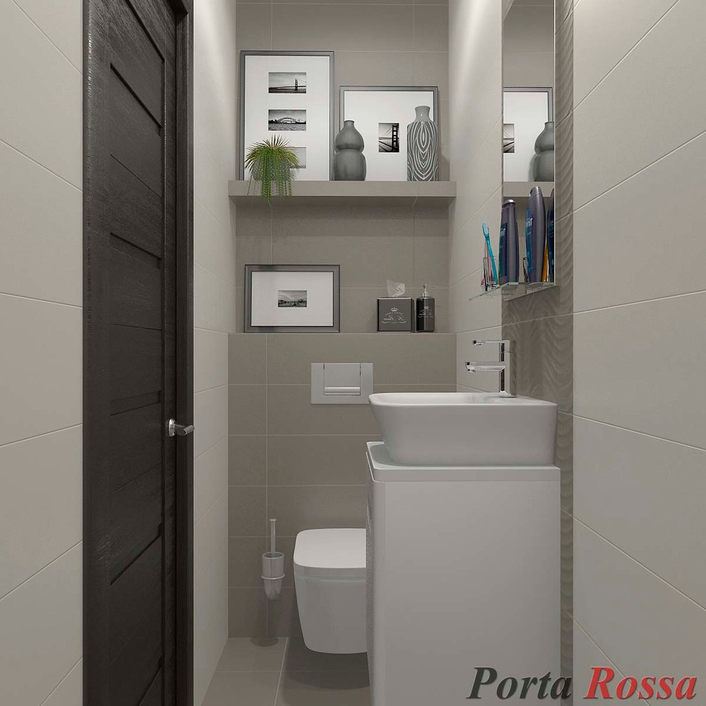 Bathroom design in Loft style