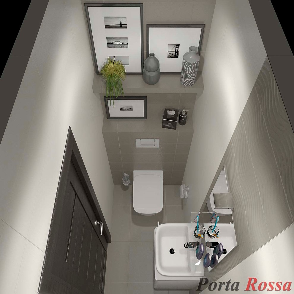 Bathroom design in Loft style