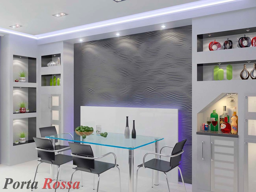 Kitchen design in Minimalist style