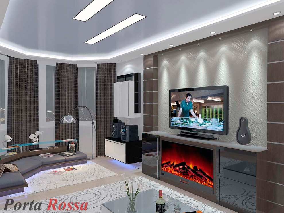 Living-room design in Minimalist style