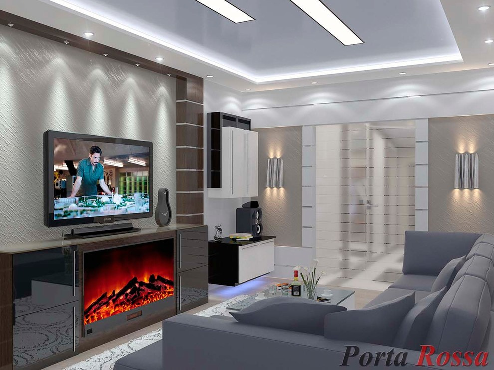 Living-room design in Minimalist style