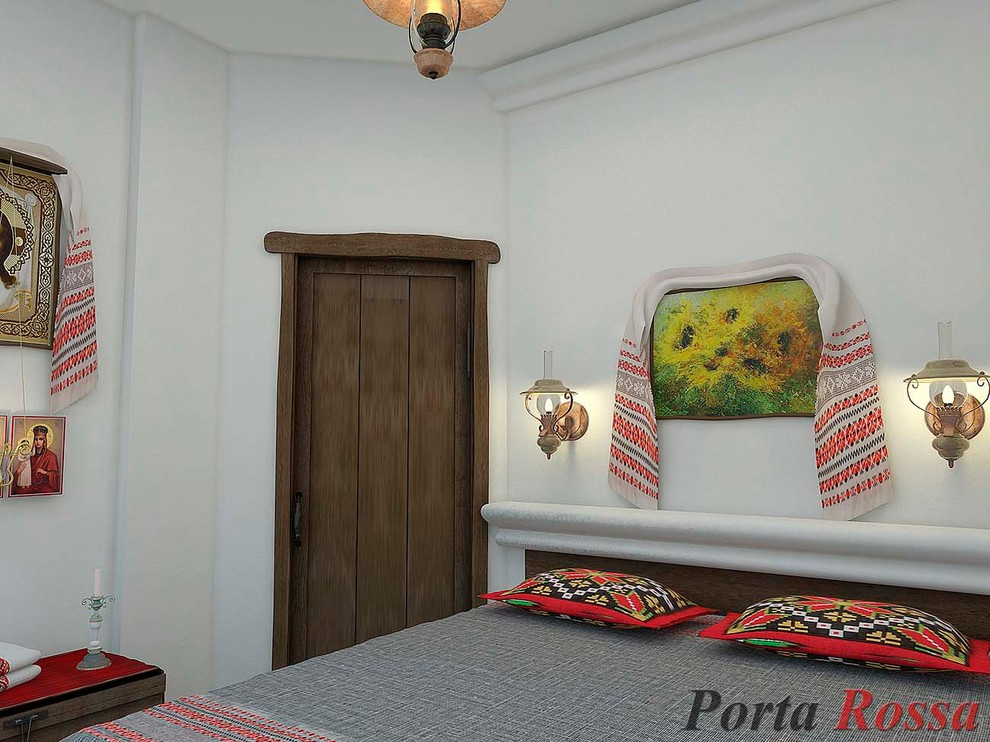 Bedroom design in Country style