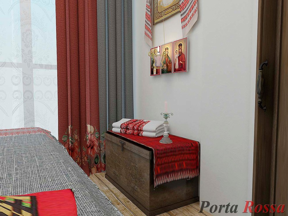 Bedroom design in Country style