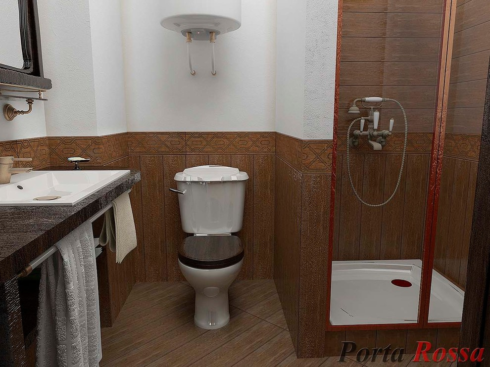 Bathroom design in Country style