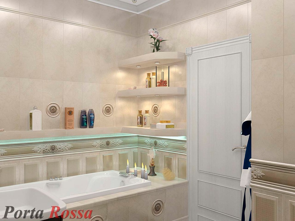 Bathroom design in Classical style